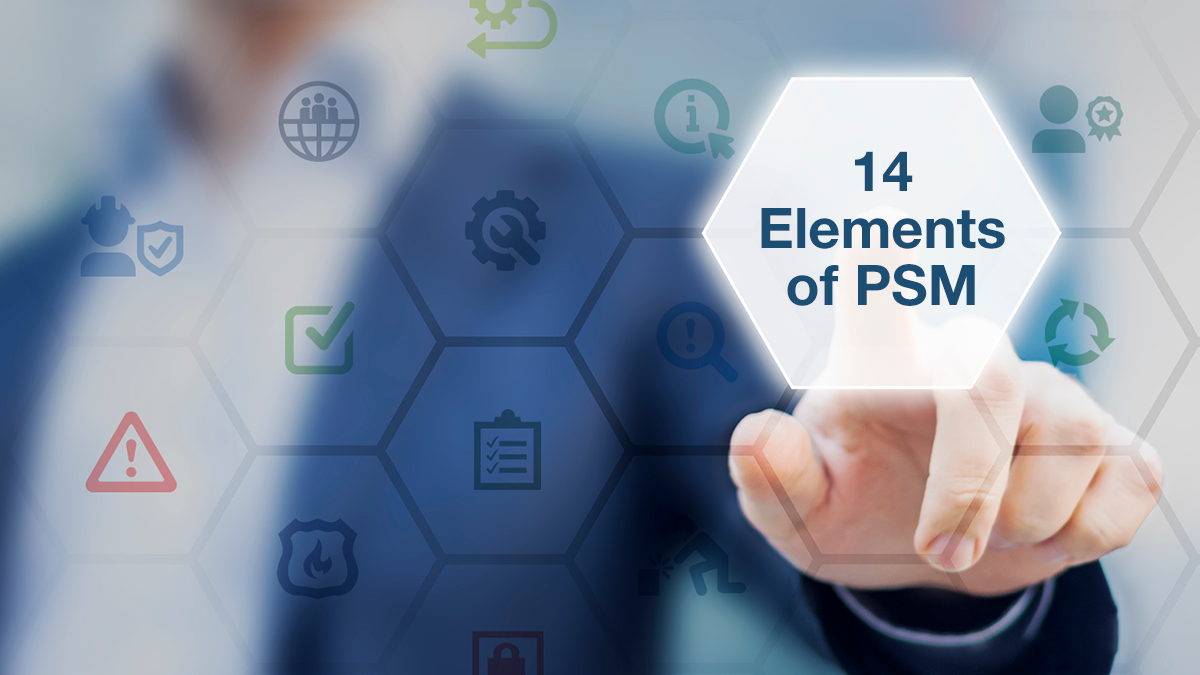 Download the infographic the 14 elements of process safety management